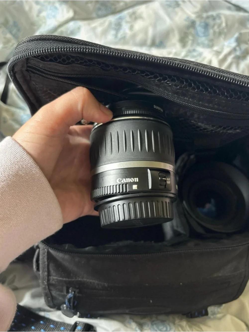 Canon EOS 20D DSLR Body with Black Battery Grip and Built-In Flash